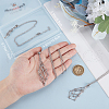 Beebeecraft 3Pcs 3 Styles 304 Stainless Steel Macrame Pouch Necklace Making for Gemstone Nuggets NJEW-BBC0001-25-3