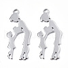 Non-Tarnish 201 Stainless Steel Pendants STAS-N098-067P-3