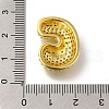 Brass with Cubic Zirconia Pendant KK-Q818-02C-G-3