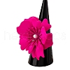 Flower Alloy with Plastic Pearl Finger Rings for Women FS-WGF3E87-02-2