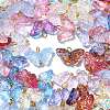150Pcs 15 Colors Glass Charms PALLOY-CJ00040-8