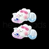 Opaque Cute Bunny Cabochons CRES-O006-14C-2