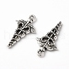 Tibetan Style Alloy Pendants TIBEP-WH0002-11AS-2