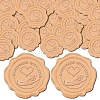 CRASPIRE 100Pcs Adhesive Wax Seal Stickers DIY-CP0011-01D-1