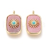 Natural & Synthetic Gemstone/Shell Pendants KK-P184-01-2