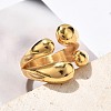 304 Stainless Steel Teardrop Cuff Rings RJEW-Q012-04G-3