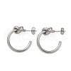 304 Stainless Steel knot Stud Earrings EJEW-S272-04P-4