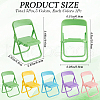CRASPIRE 5pcs 5 style Cute Mini Chair Shape Cell Phone Stand AJEW-CP0007-16-2