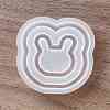 DIY Double Rabbit's Head Shaped Food-grade Silicone Molds SIMO-D001-15-2