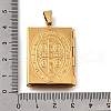 316 Stainless Steel Locket Pendants STAS-C123-03B-G-3