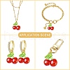 Electroplated Transparent Acrylic Pendants FIND-CJC0022-19-7