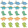 SUNNYCLUE 40pcs 5 Styles Alloy Enamel Pendants ENAM-SC0004-38-1