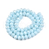 Electroplate Glass Beads Strands EGLA-A044-P8mm-A06-3
