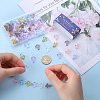 SUNNYCLUE 120Pcs 6 Colors Transparent Plastic Beads KY-SC0002-15-3