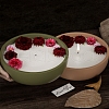 Round Concrete Candle Jar Mould PW-WG61924-01-4