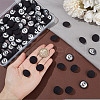  100Pcs Cloth Shank Buttons BUTT-NB0001-72C-3