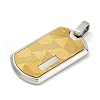 Ion Plating(IP) 304 Stainless Steel Pendants STAS-F307-15G-2