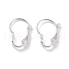 304 Stainless Steel Leverback Earring Findings STAS-H380-08S-1