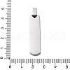 304 Stainless Steel Pendants STAS-U043-09P-3