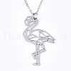 Non-Tarnish 201 Stainless Steel Pendant Necklaces NJEW-T009-JN024-1-45-1