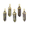 Natural Dragon Blood Pointed Pendants G-G025-01G-36-1