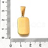 304 Stainless Steel Pendants STAS-S161-01W-G-3