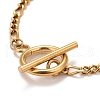 304 Stainless Steel Chain Necklaces NJEW-A002-08G-3