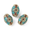 Brass Beads KK-H075-02AG-02-1