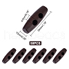 Rice Wooden Buttons BUTT-WH0020-14-4