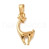 PVD Vacuum Plating 304 Stainless Steel Pendants STAS-M322-09G-1