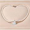 Mother's Day Jewellery Natural Freshwater Pearl Beaded Necklaces for Women WGE4EAE-13-1