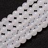 Natural White Agate Bead Strands G-G880-03-6mm-1