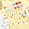 180Pcs 12 Styles Spray Painted Resin Cabochons MRMJ-FS0001-03-7