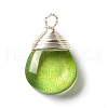 Glass Pendants X-PALLOY-JF00856-2