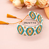 Ethnic Style Adjustable Glass Seed Beads Braided Bead Bracelets for Men Women MU3134-12-4