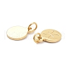 Golden Plated 304 Stainless Steel Charms STAS-C022-01K-G-3