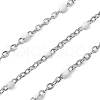 304 Stainless Steel Enamel Link Chains CHS-A015-02P-03-1