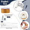  2 Rolls Special Coated Polyester Beading Threads OCOR-NB0002-06D-2