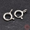 925 Sterling Silver Spring Ring Clasps STER-F014-06F-3