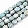 Natural Flower Amazonite Beads Strands G-S364-059-1