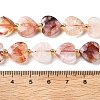 Natural Ferruginous Quartz Beads Strands G-B044-B17-01-5