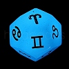 Natural Luminous Stone Classical 12-Sided Polyhedral Dice PW-WG55941-05-1