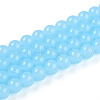Imitation Jade Glass Beads Strands GLAA-T032-J8mm-04-1