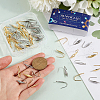 SUNNYCLUE 80Pcs 4 Styles 304 & 316 Stainless Steel Earring Hooks STAS-SC0009-21-3