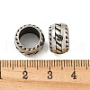 316 Surgical Stainless Steel Large Hole Beads STAS-Q326-10AS-01-2