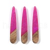 Resin & Wood Pendants WOOD-F015-01F-1