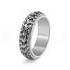 Rotatable Stainless Steel Finger Ring PW-WG50513-04-1