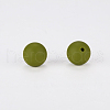 Round Silicone Focal Beads SI-JX0046A-19-2
