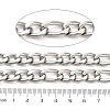 201 Stainless Steel Figaro Chains CHS-A016-70P-A-2