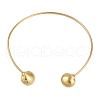 Summer Shell Shaped 304 Stainless Steel Cuff Choker Necklaces for Women NJEW-A033-01G-1